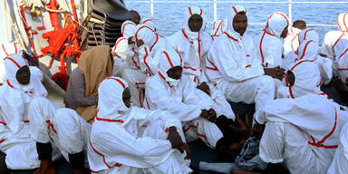 Libyen Fl&uuml;chtlinge