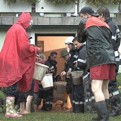 Evakuierungen in Trieben 