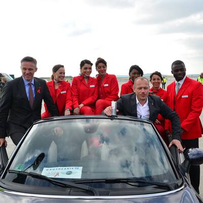 Die Ankunft der Life Ball Stars