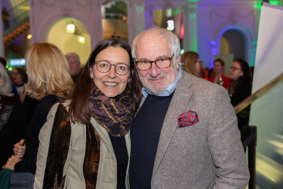 Michael Schottenberg mit Gattin Claire. 