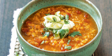 Rote Linsensuppe