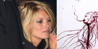 Lippenstift-Porträt von Kate Moss unterm Hammer