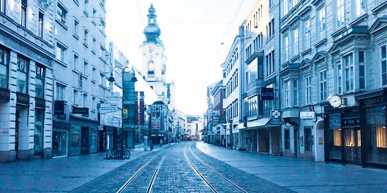 Straßen fast leer: So lief der erste Lockdown-Tag