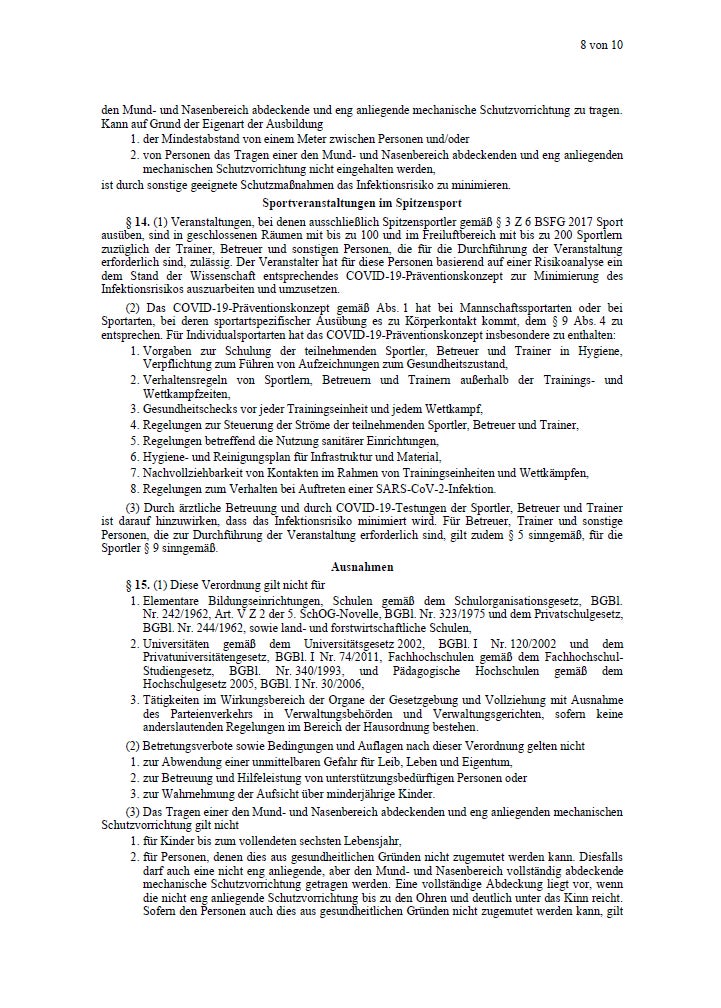 oe24 hat die komplette Lockdown-Verordnung