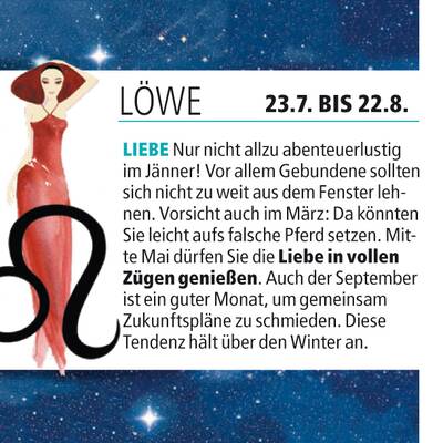 Ihr Jahres-Horoskop 2011