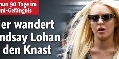 Lindsay Lohan ist im Knast