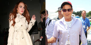 Lindsay Lohan und Charlie Sheen