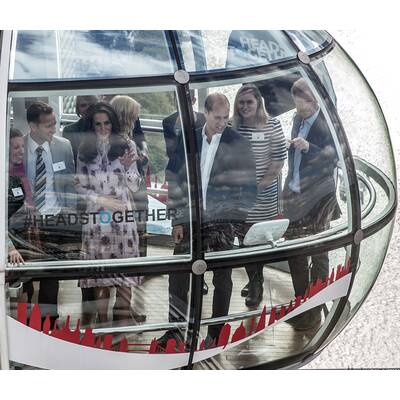 William, Kate & Harry in London