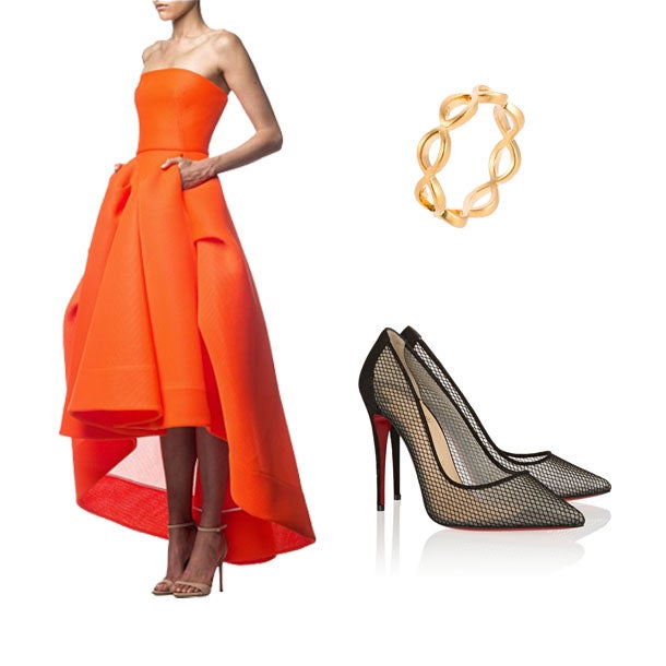 Lily Collins - Engel in Orange