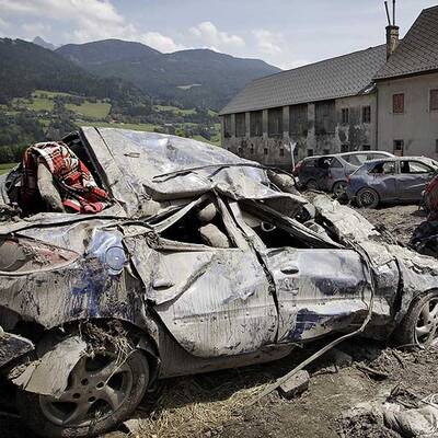 Eine neue Sintflut gefährdet die Aufräumarbeiten 
