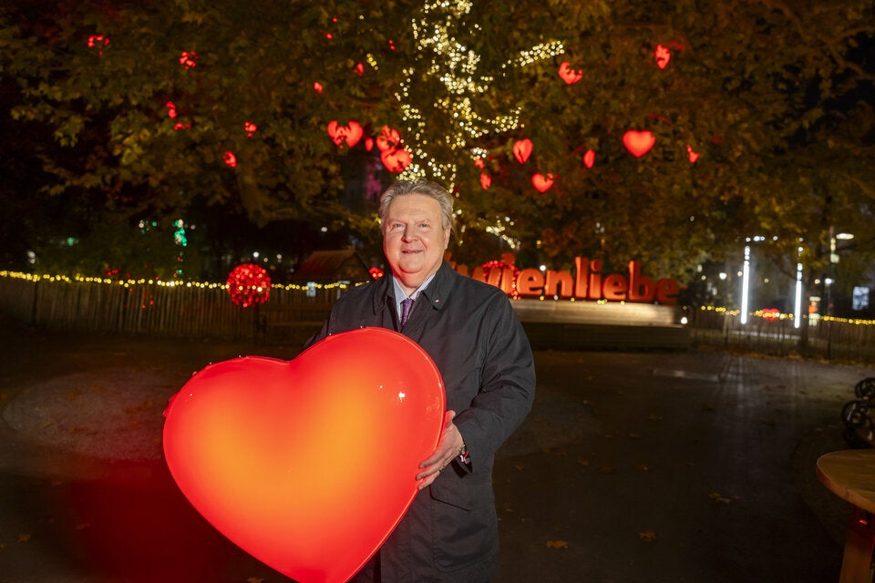 Bürgermeister Michael Ludwig hat ein Herz für Wien.