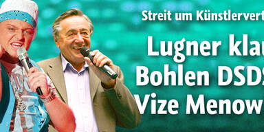 Lugner klaut Bohlen DSDS-Vize Menowin