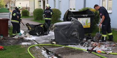 M&uuml;lltonnenbrand