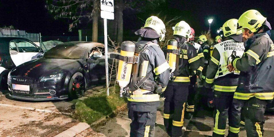 Kollegen aus Rache Auto abgefackelt