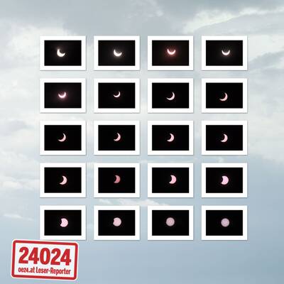 Sonnenfinsternis über Österreich