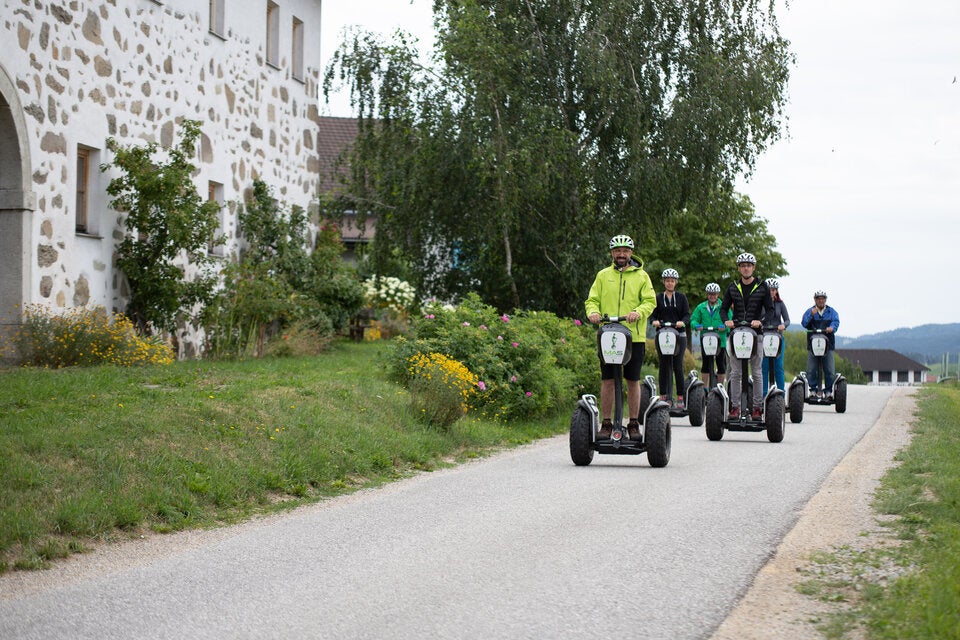 Abwechslung: Bad Zell und Umgebung mit einer Segway-Tour erkunden.