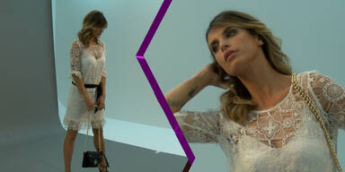 MADONNA Shooting mit Elisabetta Canalis