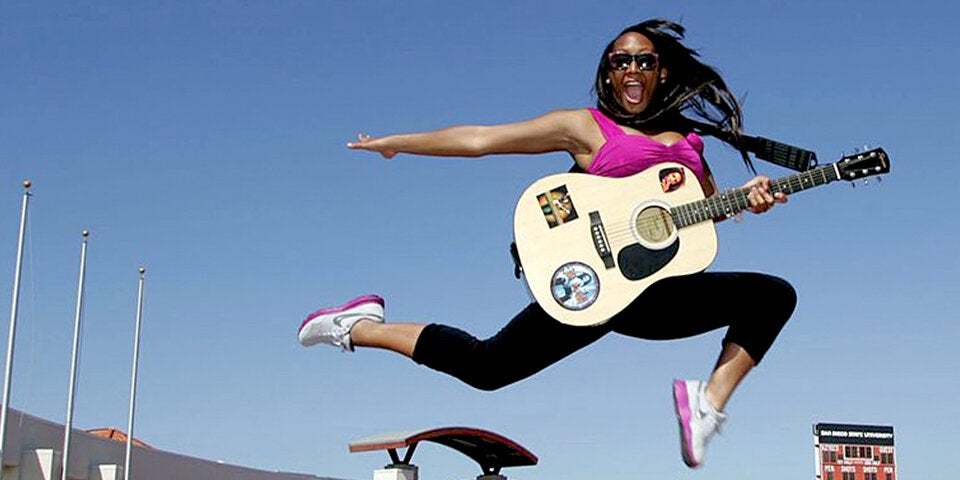 Mary Joyner auch bekannt als M-Joy, Tochter von Florence Griffith-Joyner und Al Joyner.