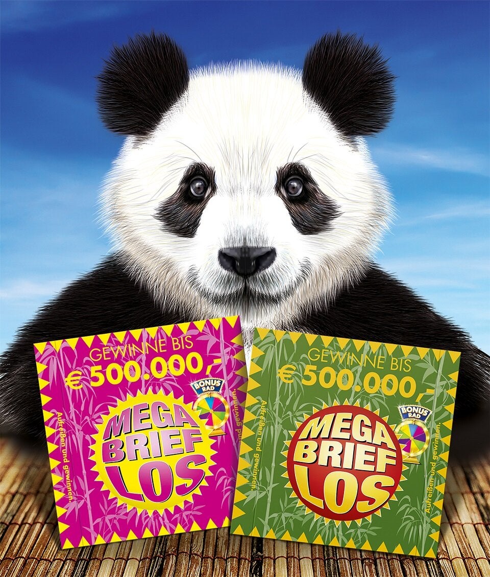 Mega Brieflos Zoo Panda