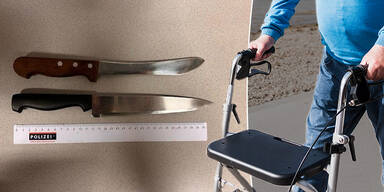 Machete im Rollator