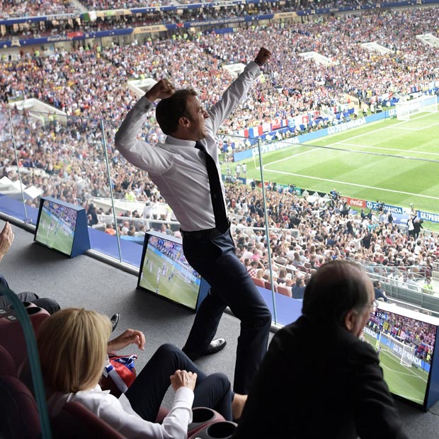 Macron Jubel Russland