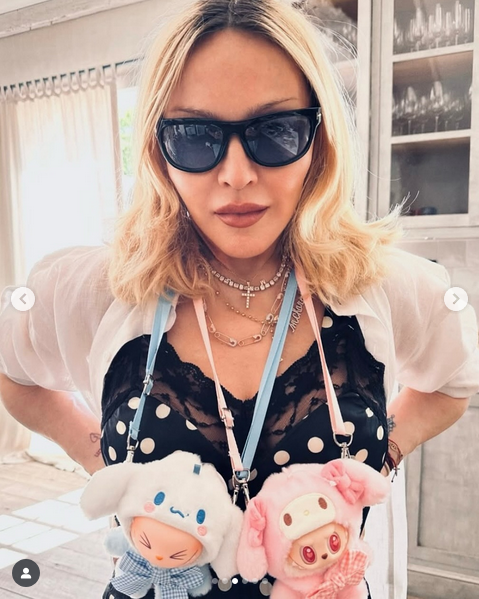 Madonna outete sich auch schon als Labubu-Fan. 