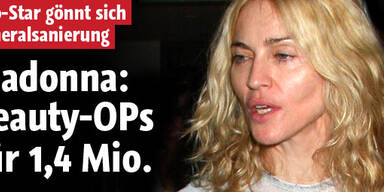 Madonna: Runderneuerung für 1,4 Mio.
