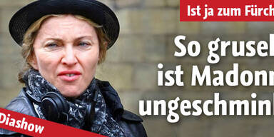 So gruselig ist Madonna ungeschminkt