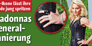 Madonna schämt sich für ihre Hände