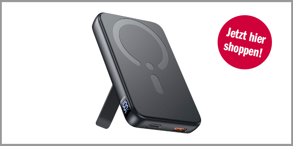 Powerbank mit Magsafe, USB-A und USB-C – für 25,45 Euro bei Amazon*