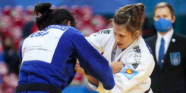 Magdalena Krssakova f&uuml;r &Ouml;sterreich bei Judo-EM