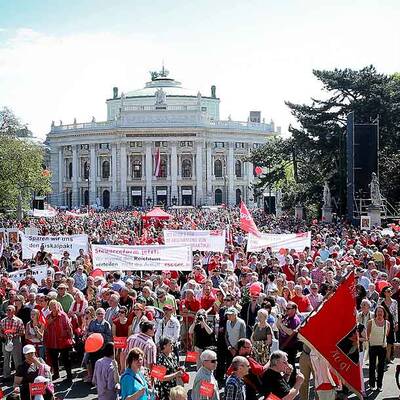 Alle Bilder von den 1.-Mai-Feiern der Parteien