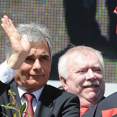 Alle Bilder von den 1.-Mai-Feiern der Parteien