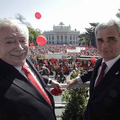 Alle Bilder von den 1.-Mai-Feiern der Parteien