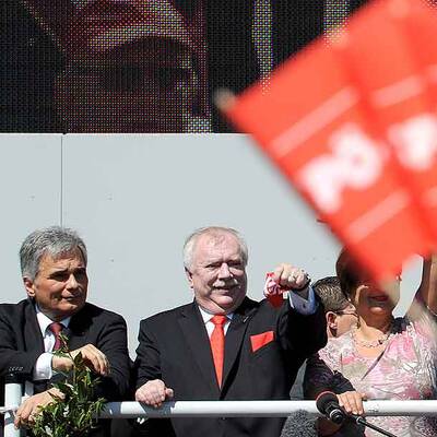 Alle Bilder von den 1.-Mai-Feiern der Parteien