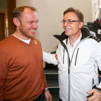 Marcel Hirscher trifft Hermann Maier