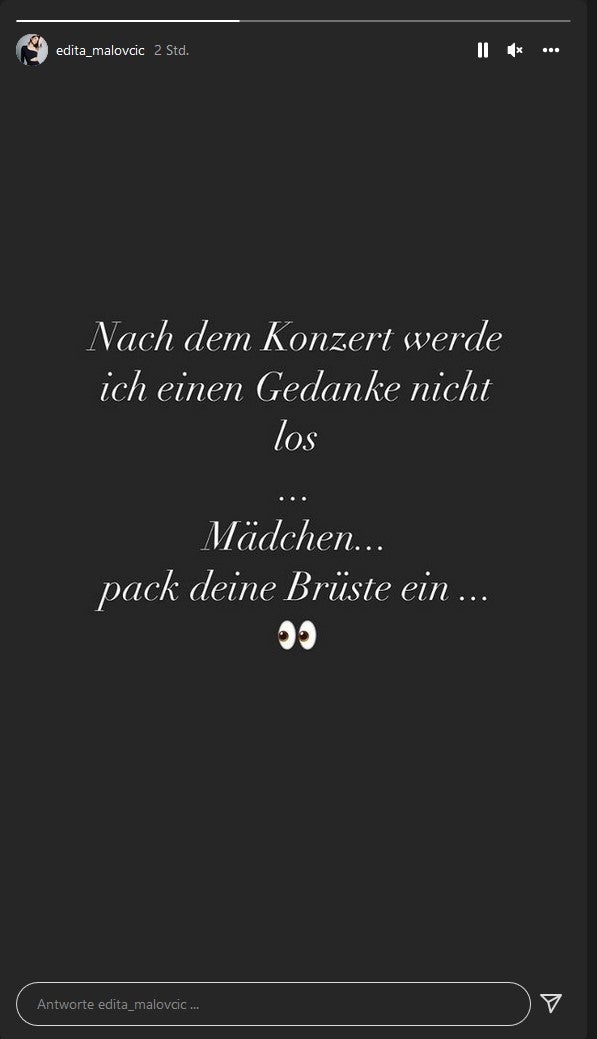 Appell an Mathea: 'Pack deine Brüste ein'