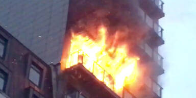 Wieder Feuer-Drama in Gro&szlig;britannien