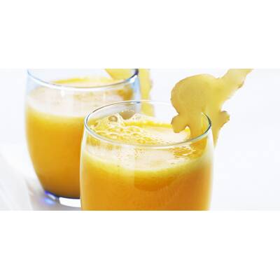 Mandarine-Ingwer-Saft