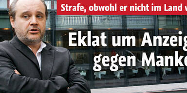 Eklat um Anzeige gegen Manker