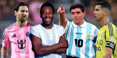 Messi Maradonna Pele Ronaldo