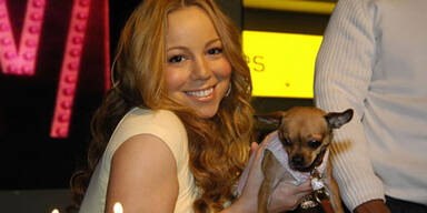 Mariah Carey mit Hund