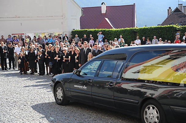 Habsburg Mariazell Sarg Glaswagen Wiener Bestattung