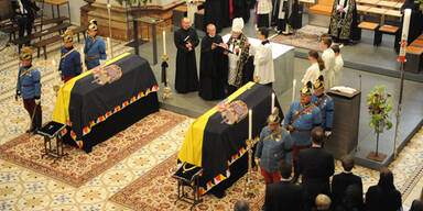 Sarg von Habsburg in Mariazell aufgebahrt