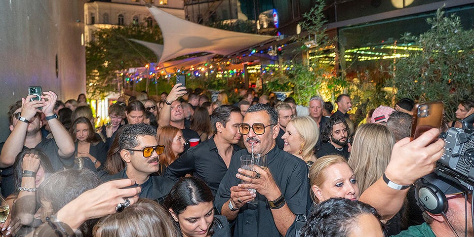 Martin Hos Jubliäums-Feier für das Dots