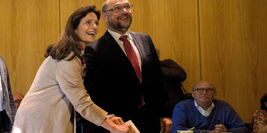 Martin Schulz Stimmabgabe