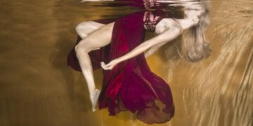 Beatric Körmer unter Wasser