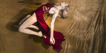 Beatric Körmer unter Wasser