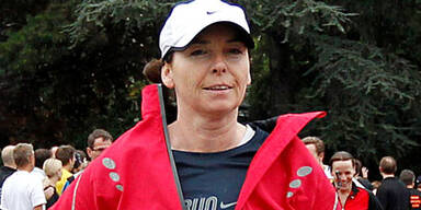 Martina Faymann l&auml;uft f&uuml;r die gute Sache