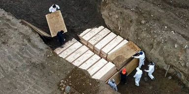 Coronavirus New York Massenbeerdigung